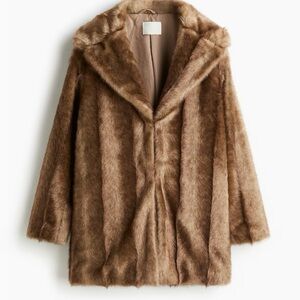 Brown Faux Fur Coat